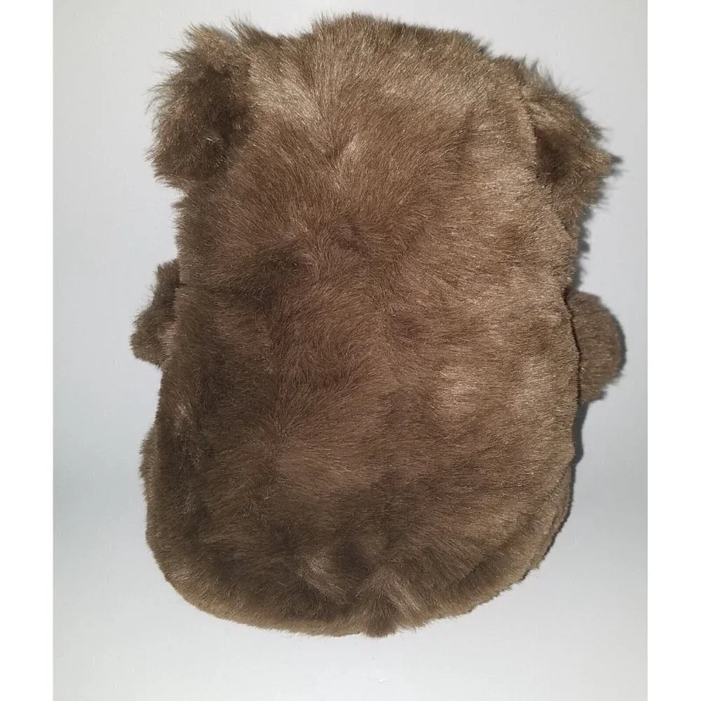VTG Fancy Zoo Brown Bear Plush Stuffed Animal Toy Lovey 13